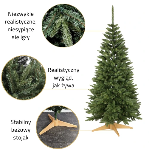 Choinka sztuczna ze stelażem Świerk Alpejski