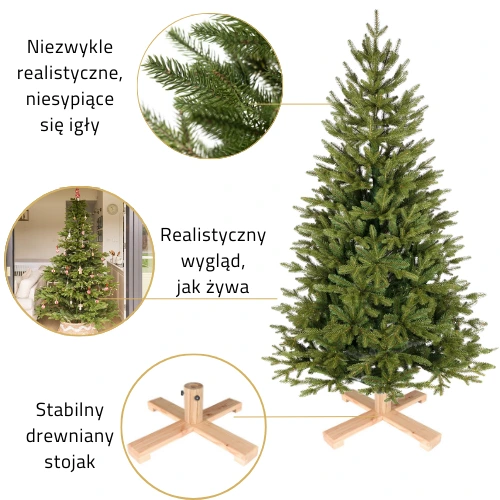 Choinka sztuczna ze stelażem Świerk Aspen 