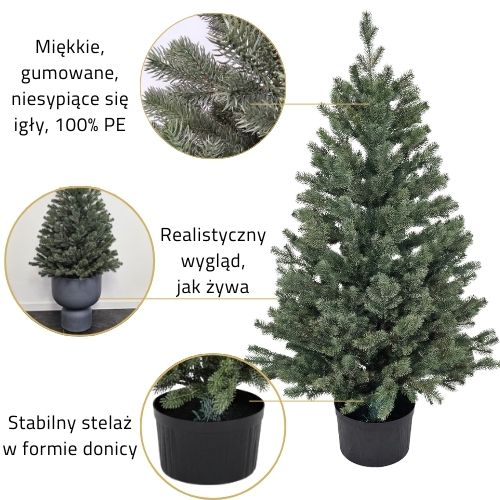 Szczegóły choinki sztucznej premium Royal