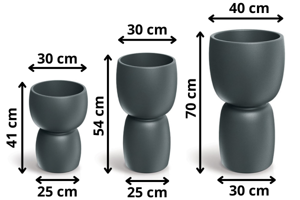 Donice ogrodowe Duala wymiary