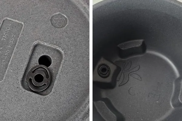 szczegóły donicy Klepsydra