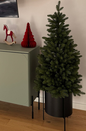Choinka sztuczna w doniczce Świerk Norweski 140 cm 100% PE