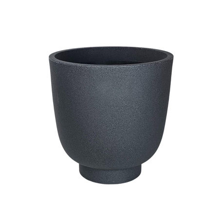 Donica na taras Vivo wys. 26 i 40 cm, antracyt, zestaw