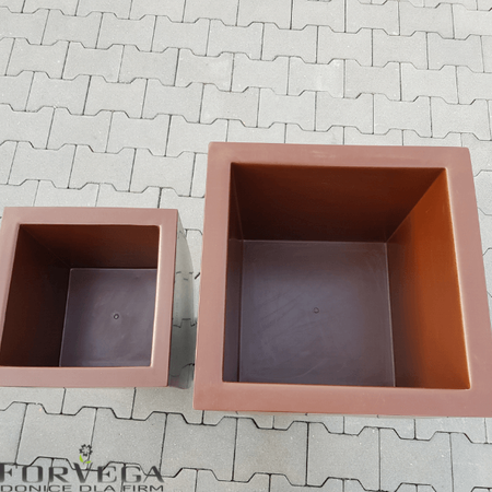 Donica wysoka Juno 92 cm z półką, biała