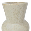 Wazon ceramiczny Bubble wys.25x13 cm, beżowy