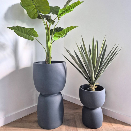 Donica ogrodowa Duala wys. 41x30 cm, antracyt