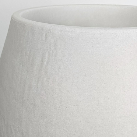 Donice wysokie Etna wys. 60 i 70 cm, kremowe, zestaw