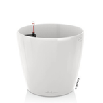 Duża donica  okrągła Lechuza Classico wys. 55x60 cm, biała