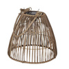 Lampa solarna boho Luna wys. 23x24 cm, brązowa