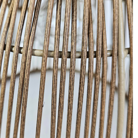 Lampa solarna boho Luna wys. 23x24 cm, brązowa