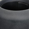 Duże doniczki Ambiente wys. 45 i 60 cm z wkładem, ciemny grafit, zestaw