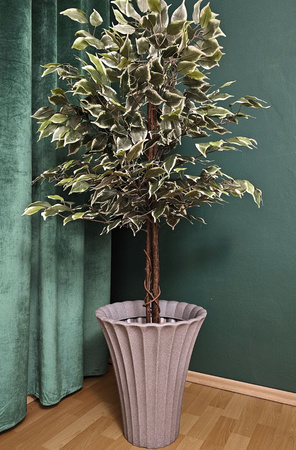 Donica ogrodowa Atena wys.42x40 cm, szary