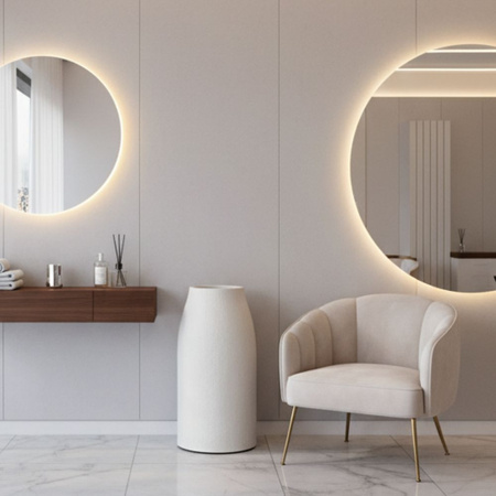 Donica wysoka Etna wys. 70x38 cm, kremowa