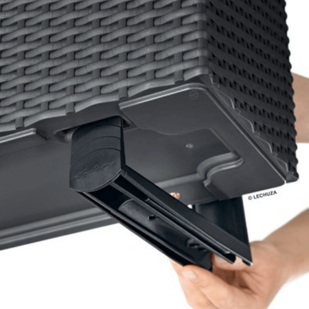 Uchwyty do donicy balkonowej Lechuza Balconera, czarne