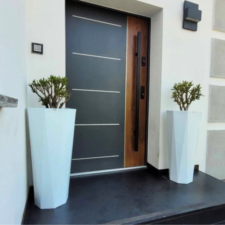 Donica wysoka Octavia 79 cm bez półki, czarna