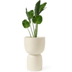 Donica do salonu Duala wys. 70x40 cm, kremowa