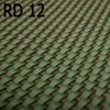 Prostokątna donica technorattanowa 150x50 cm, zielony