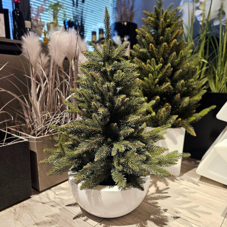 Choinka sztuczna w doniczce Świerk Alpejski 80 cm PVC+PE