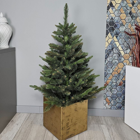 Choinka sztuczna w doniczce Świerk Alpejski 140 cm PVC+PE