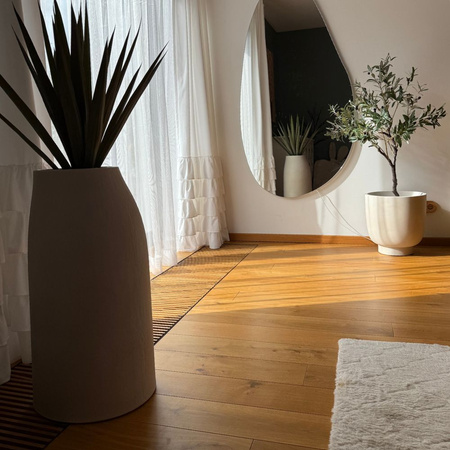 Donica na taras Vivo wys. 40x40 cm, kremowy