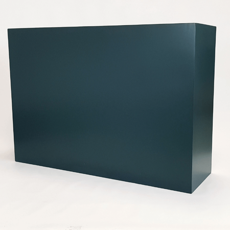 Prostokątna donica z włókna szklanego Longus wys. 70 x 100 x 30 cm, biały mat