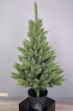 Choinka sztuczna w doniczce Świerk Alaska 110 cm PVC