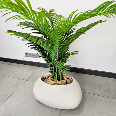 Donica ogrodowa Kamień wys. 20x40x30 cm, antracyt