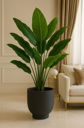 Donica na taras Vivo wys. 26 i 40 cm, antracyt, zestaw