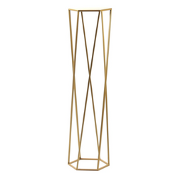 Metalowy stojak na doniczkę Decor 100 cm, złoty