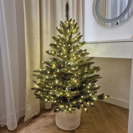 Choinka sztuczna w doniczce Świerk Alpejski 140 cm PVC+PE