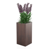 Donica wysoka prostokątna Tower Pot 70 cm z odprowadzaniem wody, corten