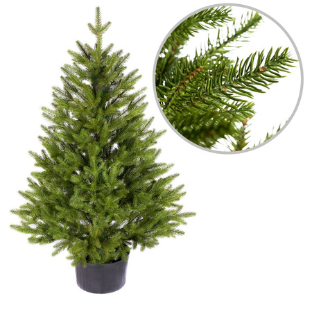 Choinka sztuczna w doniczce Świerk Aspen 110 cm 100% PE