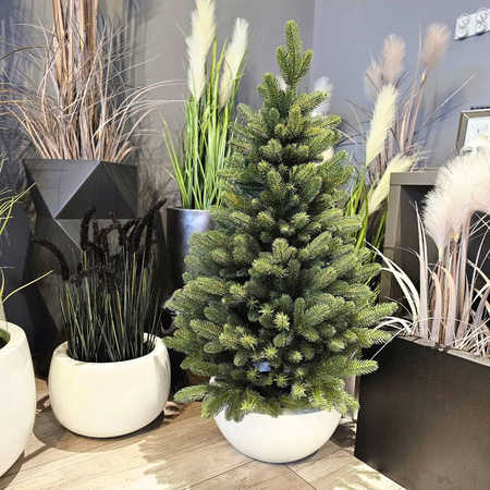 Choinka sztuczna w doniczce Świerk Norweski 140 cm 100% PE