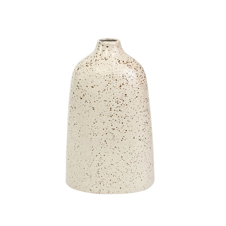 Wazon ceramiczny Toledo wys.30x18 cm, kremowy
