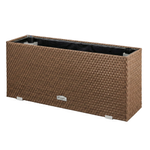 Donica technorattanowa z nawodnieniem i ociepleniem 95x43 cm, różne kolory