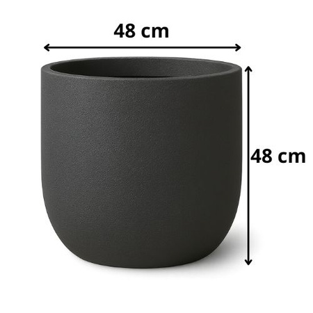 Donica ogrodowa Fero wys. 40x40 cm, antracyt