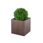 Donica kwadratowa Pixel Pot 50 cm z odprowadzaniem wody, corten