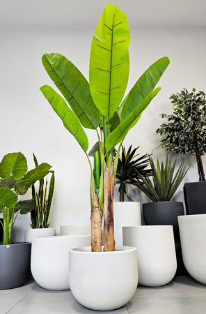 Donica ogrodowa Luna wys. 35x48 cm, antracyt