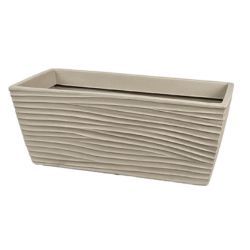 Doniczka balkonowa Sand wys.24x59x26 cm, beżowa