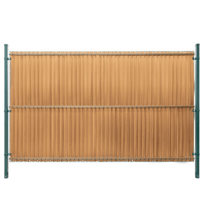 Pojedyncza listwa do ogrodzeń panelowych do wys.123 cm, beżowa