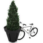 Wielofunkcyjna donica stojak na rowery Bikepot 94 cm, antracyt