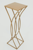 Metalowy kwietnik w stylu glamour Oro 70 cm, złoty