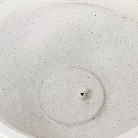 Donica okrągła Misa wys. 16x38 cm, kremowa