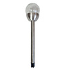Lampy solarne zestaw 5 sztuk wys. 36x6 cm, srebrne