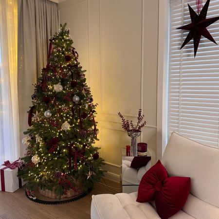 Choinka sztuczna ze stelażem Świerk Norweski 180 cm 100% PE