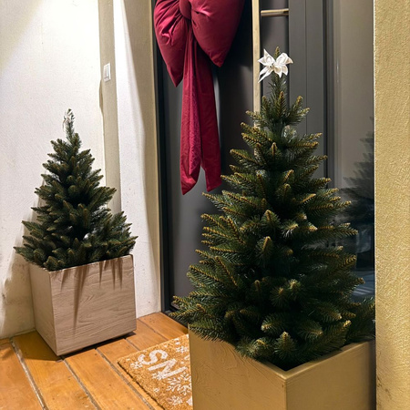 Choinka sztuczna w doniczce Świerk Alaska 110 cm PVC