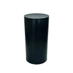 Stolik kolumna okrągły stojak Tubus 70x33 cm, czarny