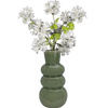 Wazon ceramiczny Bubble wys.25x13 cm, zielony