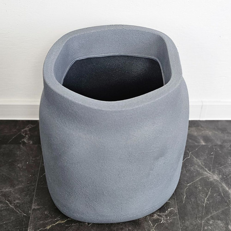 Donica na taras Bolsa wys. 48x46 cm, szara