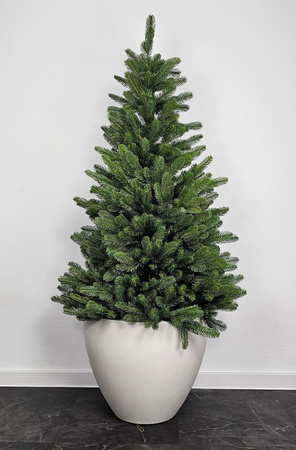 Donica do salonu Aria wys. 32 i 40 cm, kremowa, zestaw